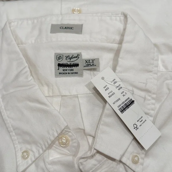 J Crew Classic Broken-in organic cotton oxford shirt - Picture 6 of 6